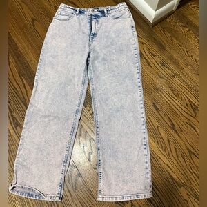 Light pink acid washed Blue Women's Jeans